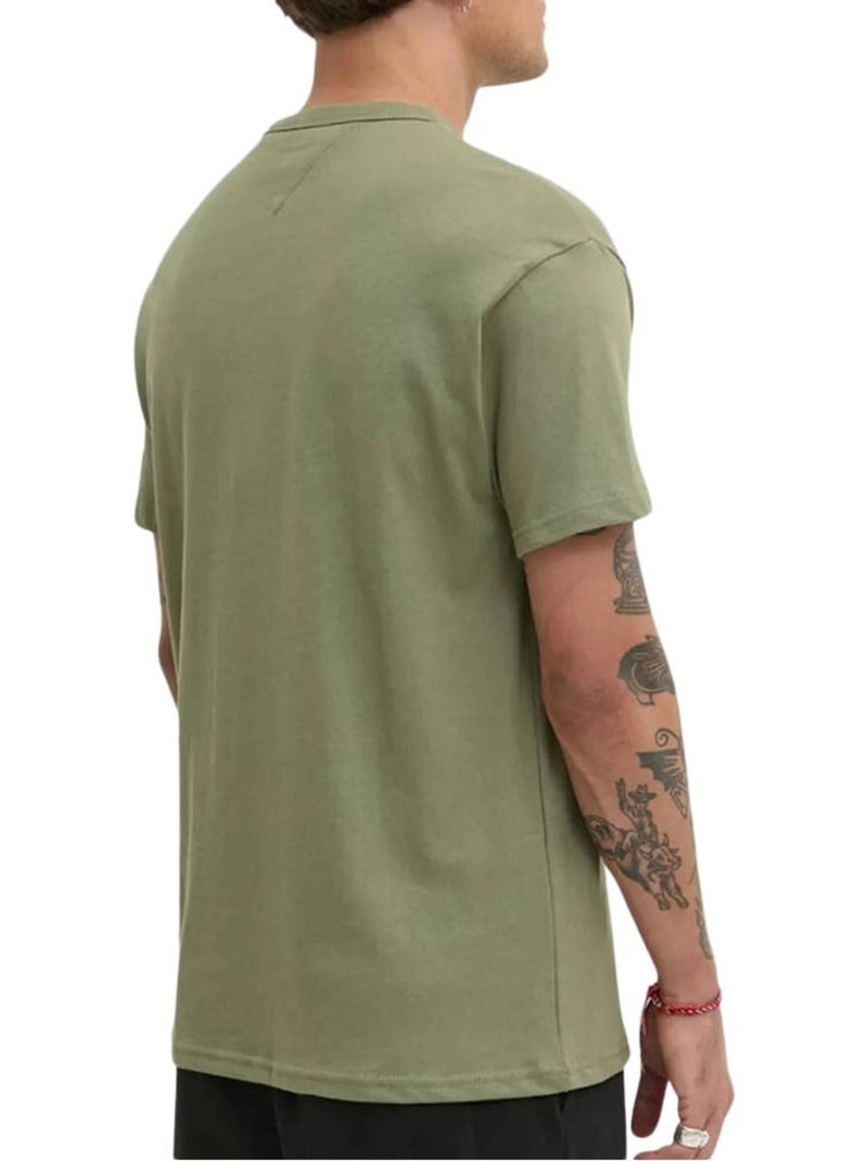 T-Shirt Homme Tommy Hilfiger Vert kaki clair - Kiabi