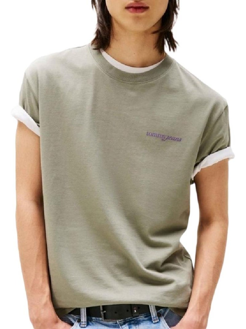 T-shirt Homme Tommy Hilfiger Vert - Kiabi
