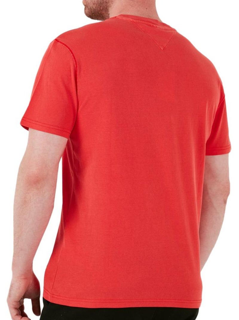 T-shirt Homme Tommy Jeans Rouge - Kiabi