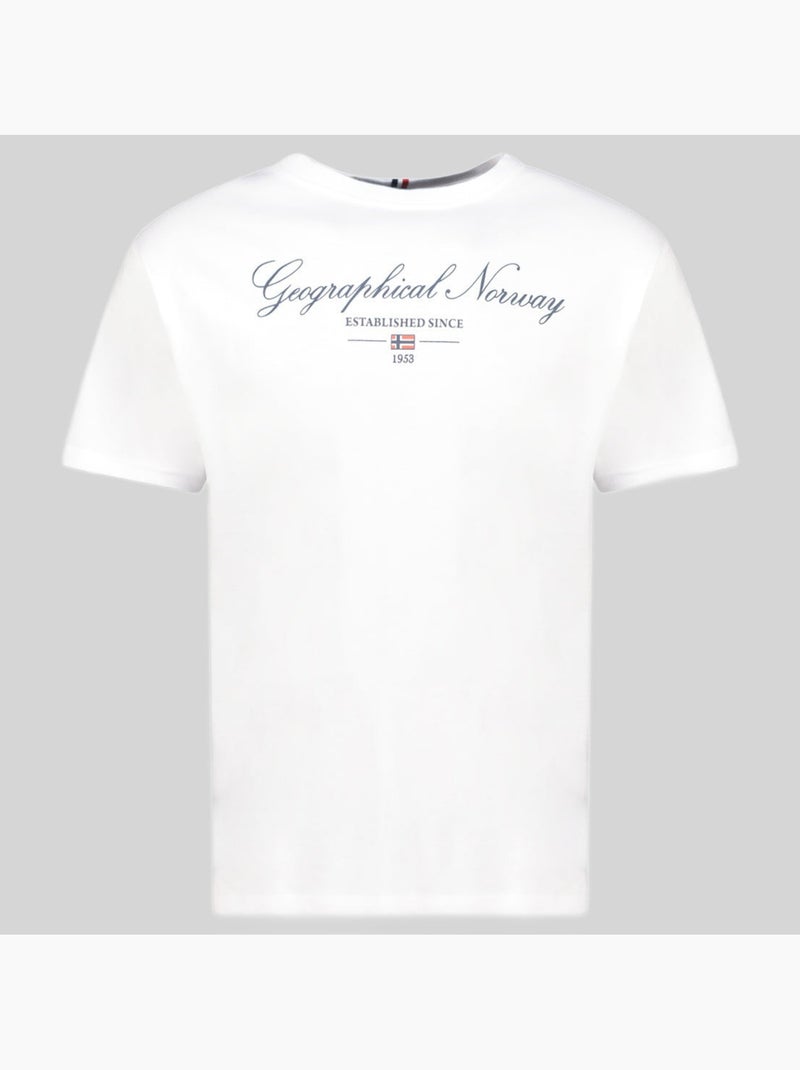 T-shirt illumine – geographical norway Blanc - Kiabi