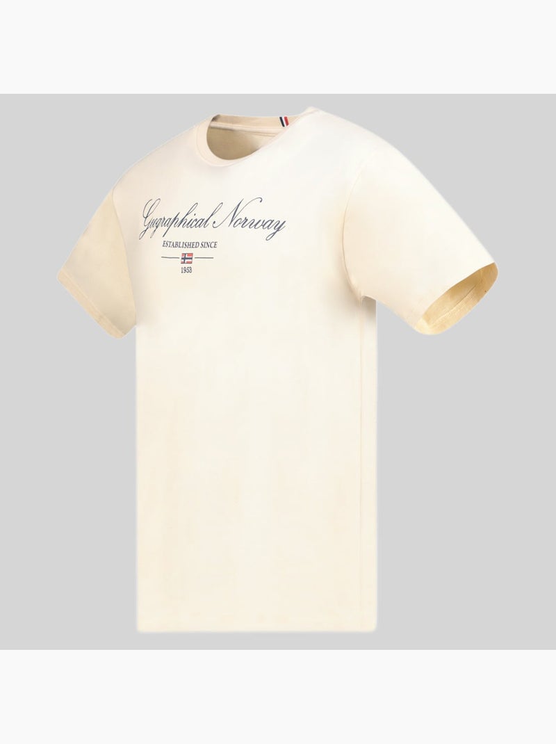T-shirt illumine – geographical norway Crème - Kiabi