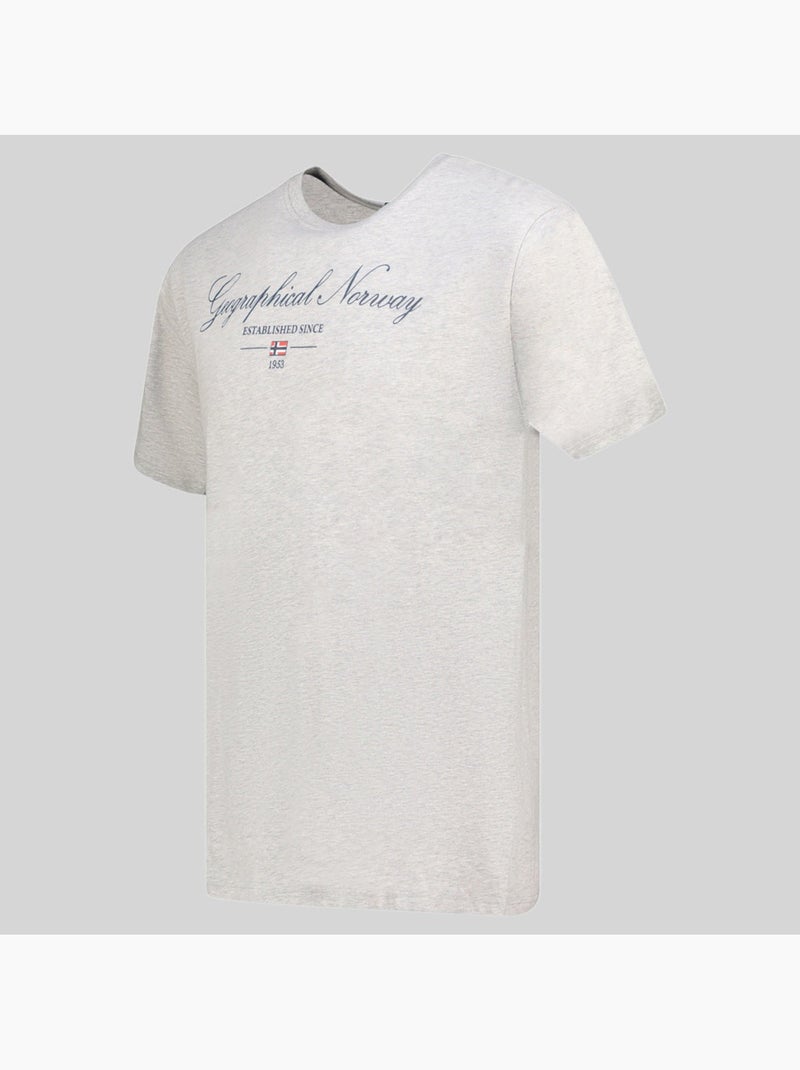T-shirt illumine – geographical norway Lichtgrijs - Kiabi
