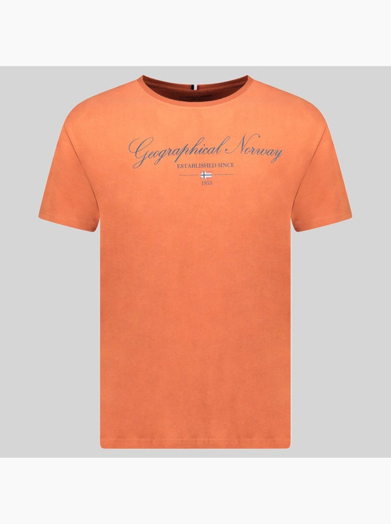 T-shirt illumine – geographical norway Terracotta - Kiabi