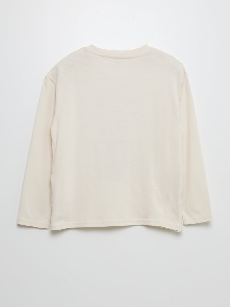 T-shirt imprimé - collection facile à enfiler Beige - Kiabi