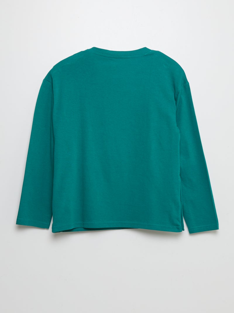 T-shirt imprimé - collection facile à enfiler Vert - Kiabi