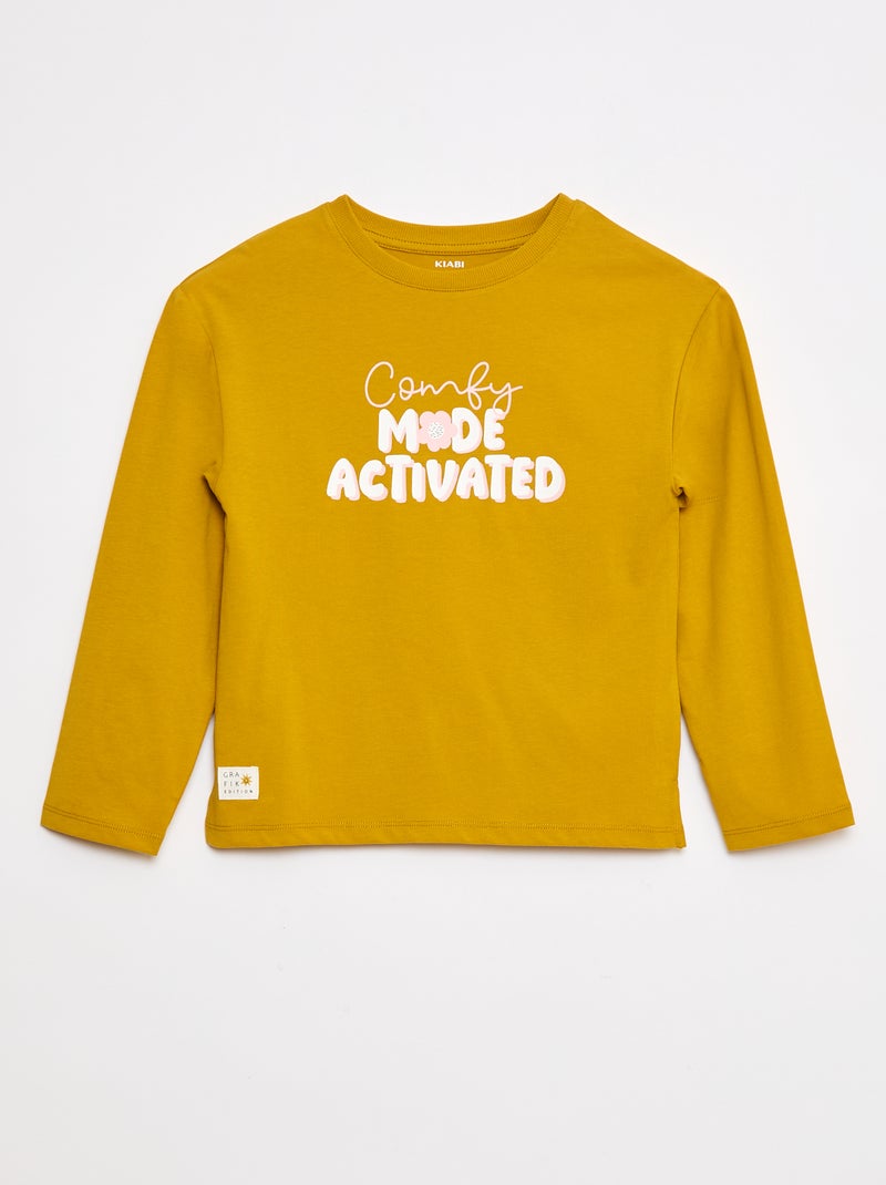 T-shirt imprimé - Grafik Edition Jaune - Kiabi