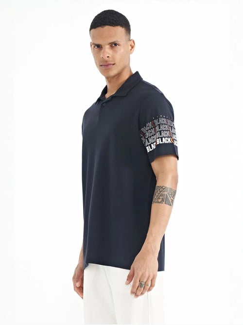 T-shirt imprimé à col polo tommy - Kiabi