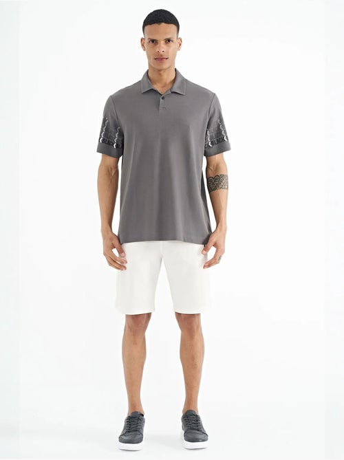 T-shirt imprimé à col polo tommy - Kiabi