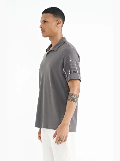 T-shirt imprimé à col polo tommy - Kiabi