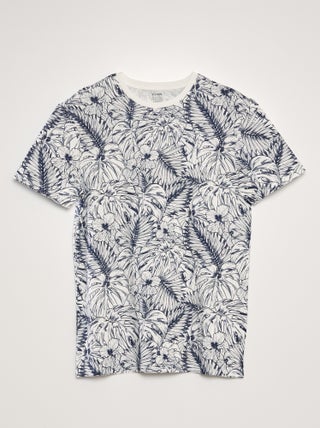 T-shirt imprimé à col rond