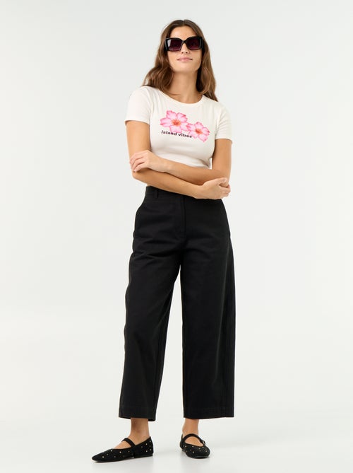 T-shirt imprimé à manches courtes à motif - Kiabi T-shirt imprimé à manches courtes à motif - Kiabi