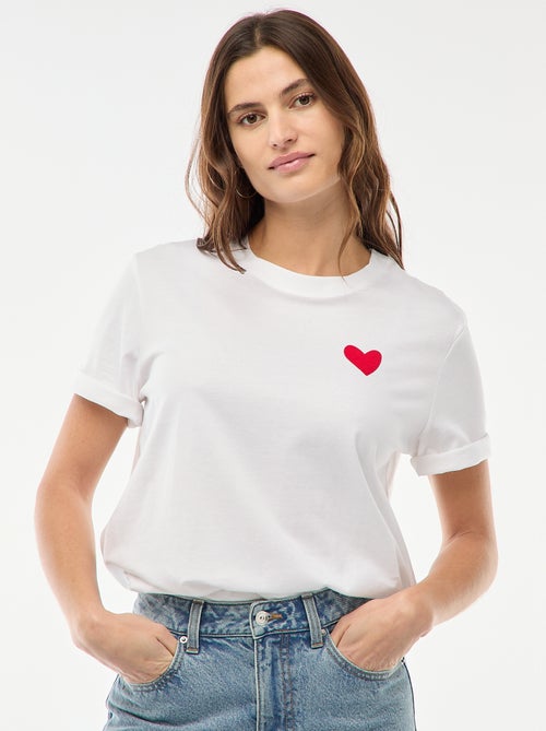 T-shirt imprimé à manches courtes - Kiabi