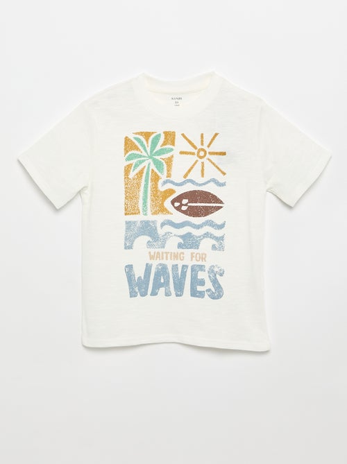 T-shirt imprimé  à manches courtes - Kiabi