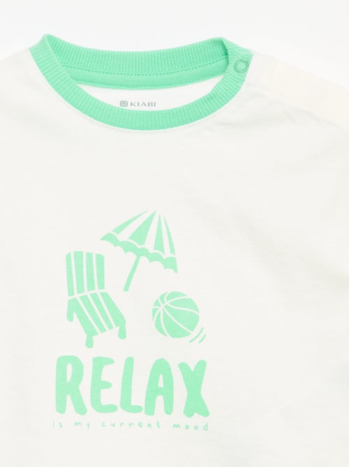 T-shirt imprimé à manches courtes - Kiabi
