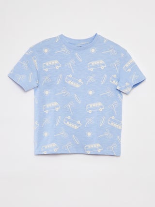 T-shirt imprimé à manches courtes