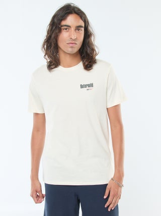 T-shirt imprimé à manches courtes et col rond