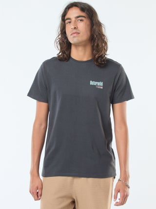 T-shirt imprimé à manches courtes et col rond