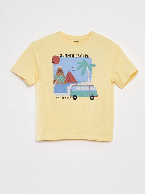 T-shirt imprimé à manches courtes - Kiabi