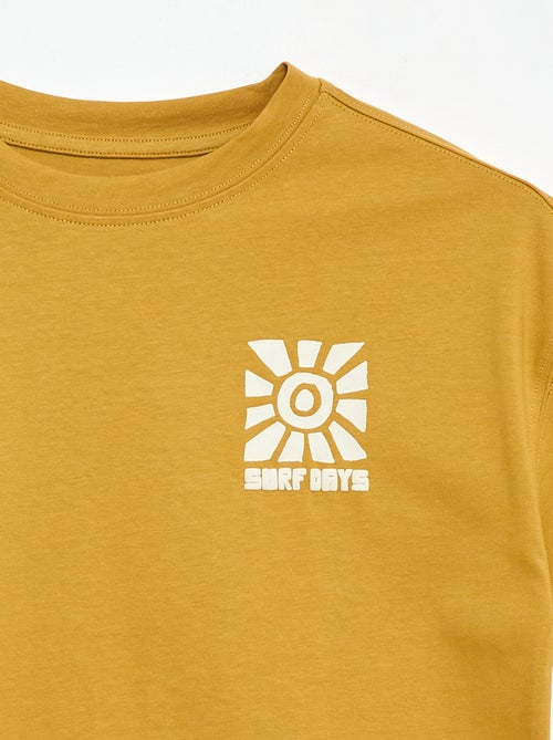 T-shirt imprimé à manches courtes - Kiabi