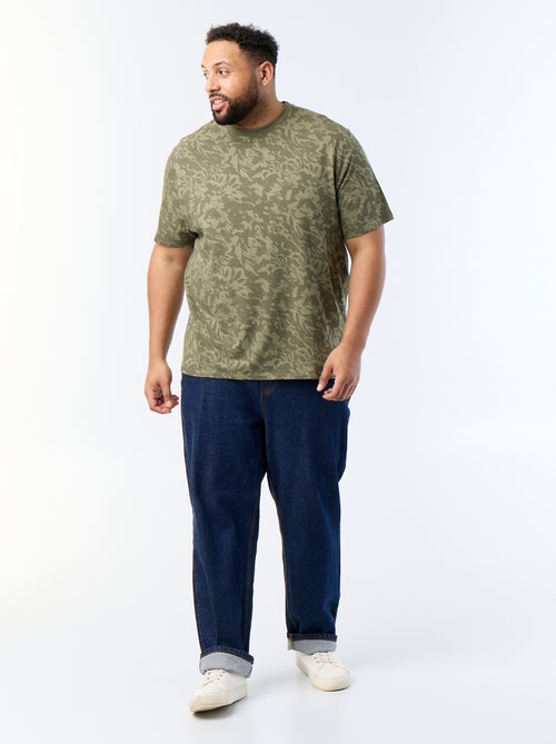 T-shirt imprimé à manches courtes - Kiabi