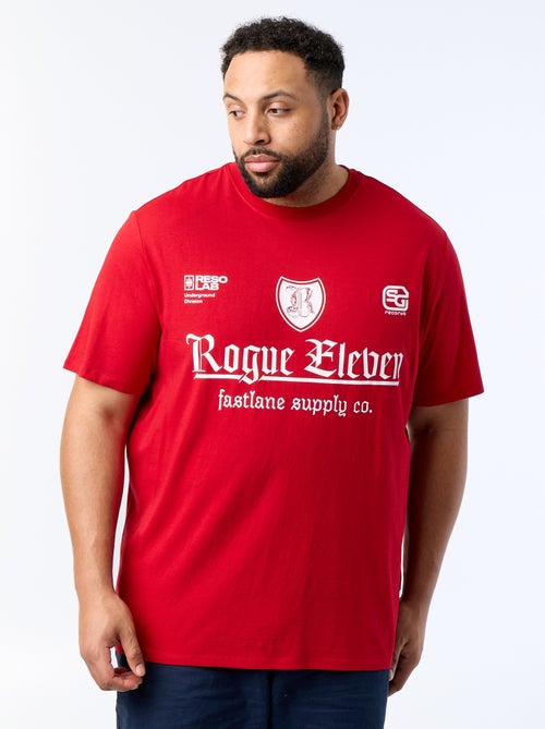 T-shirt imprimé à manches courtes - Kiabi