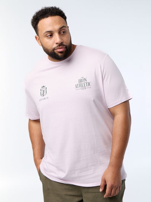 T-shirt imprimé à manches courtes - Kiabi