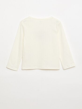 T-shirt imprimé à manches longues
