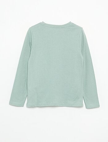 T-shirt imprimé à manches longues