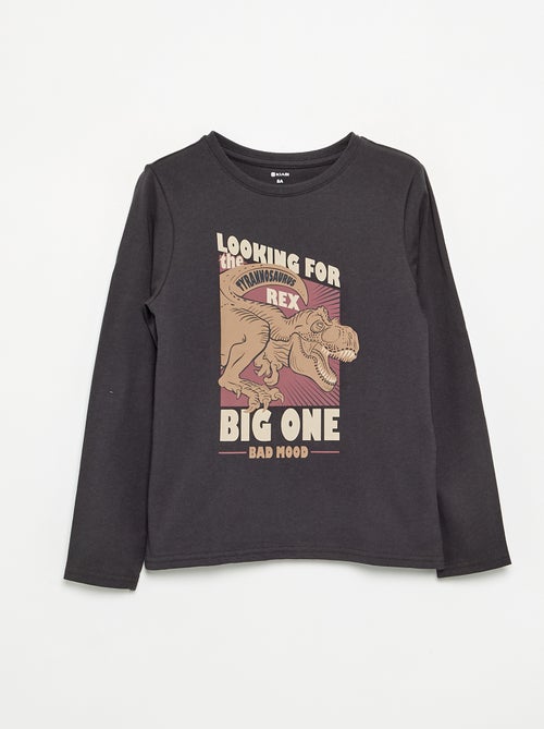 T-shirt imprimé à manches longues - Kiabi T-shirt imprimé à manches longues - Kiabi