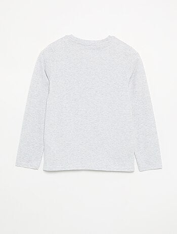 T-shirt imprimé à manches longues