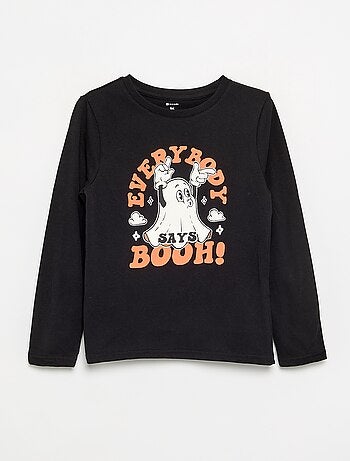 T-shirt imprimé à manches longues