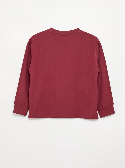 T-shirt imprimé à manches longues - Kiabi T-shirt imprimé à manches longues - Kiabi