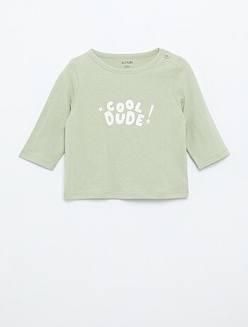 T-shirt imprimé à manches longues