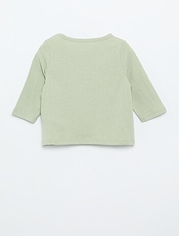 T-shirt imprimé à manches longues