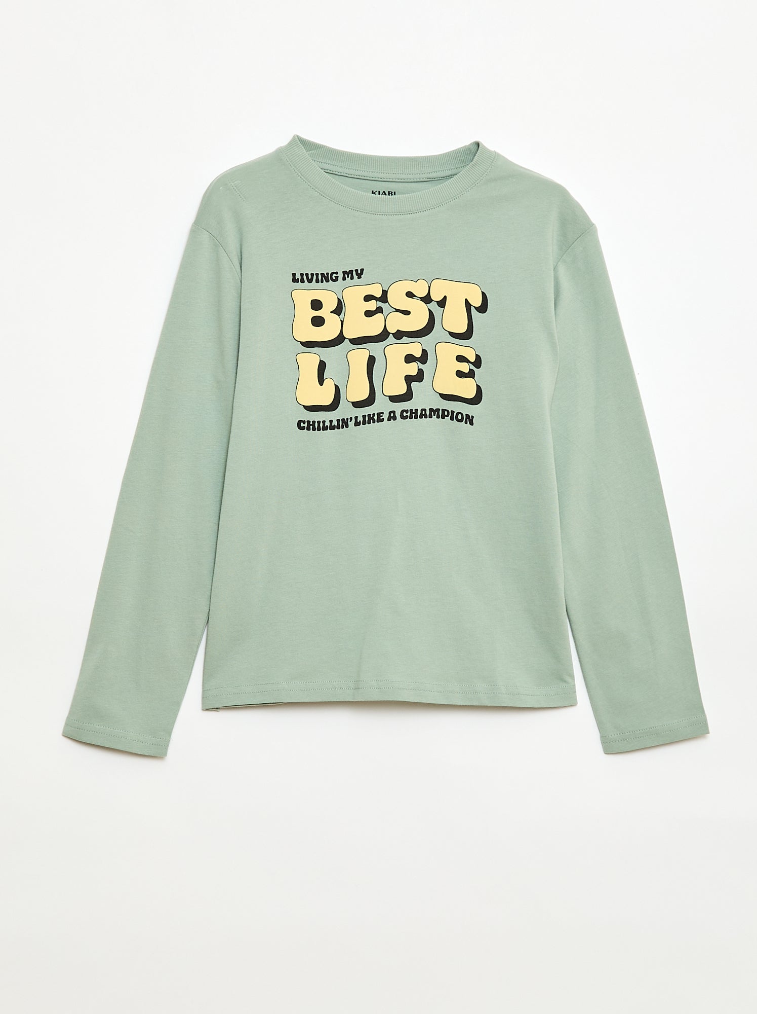 T-shirt imprimé à manches longues