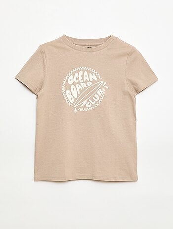 T-shirt imprimé à message