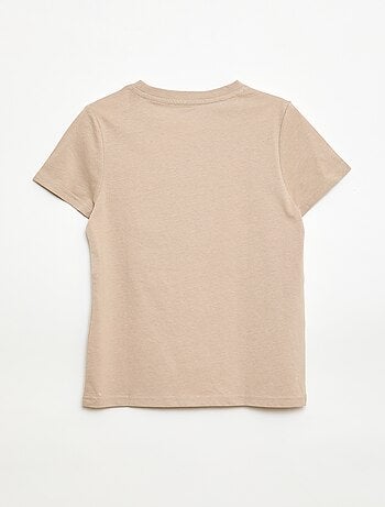 T-shirt imprimé à message