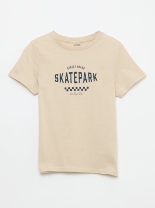 T-shirt imprimé à message