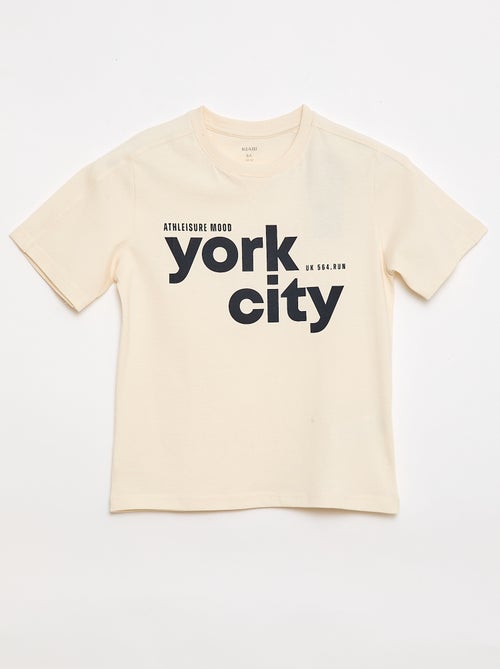 T-shirt imprimé à message - Kiabi
