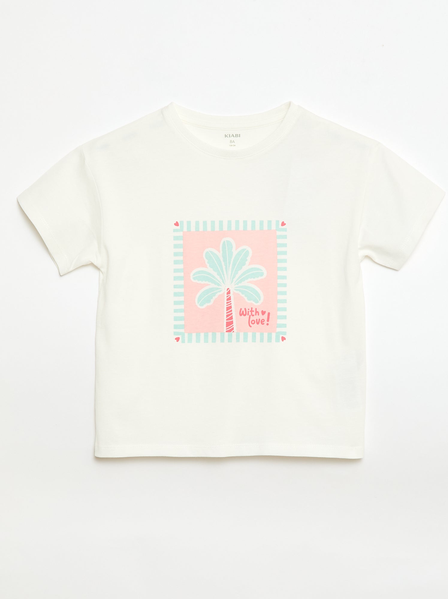 T-shirt imprimé à message