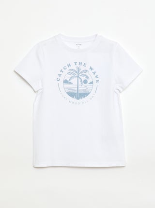 T-shirt imprimé à message