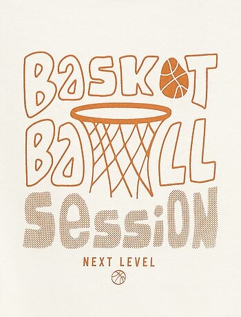 T-shirt imprimé à message