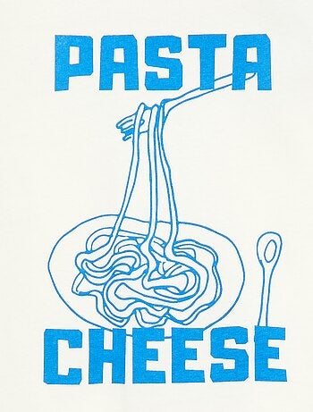 T-shirt imprimé à message