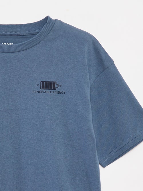 T-shirt imprimé à message - Kiabi