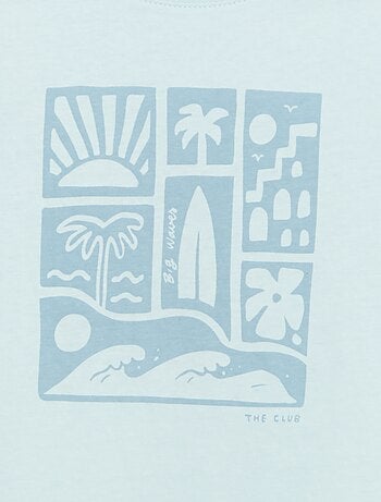 T-shirt imprimé à message