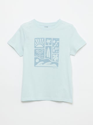 T-shirt imprimé à message