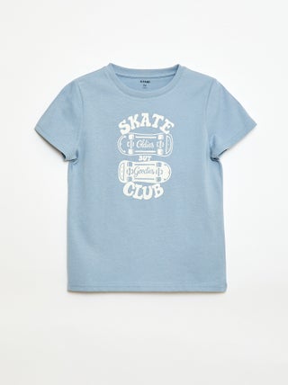 T-shirt imprimé à message