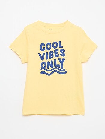 T-shirt imprimé à message