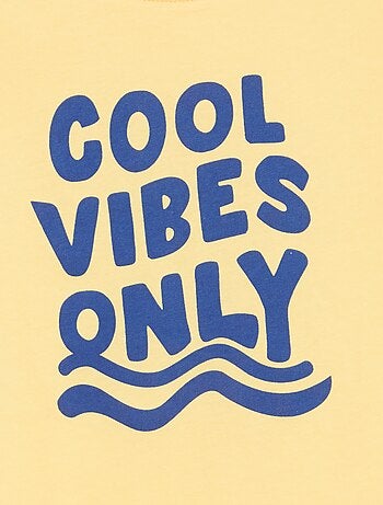 T-shirt imprimé à message