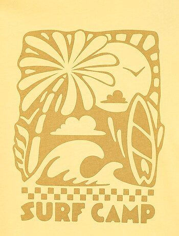 T-shirt imprimé à message